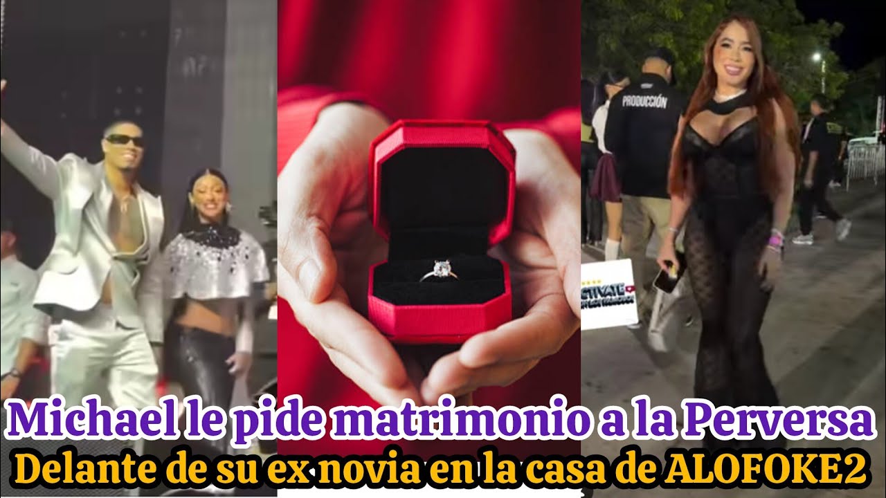 Micahel le pide matrimonio la Perversa delante de Su ex novia en la gran final dela casa de ALOFOKE2