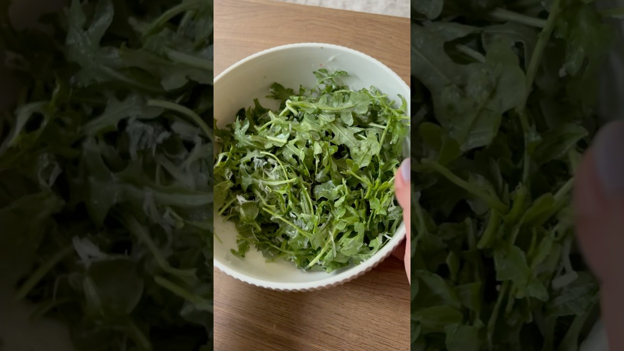 The perfect arugula salad #recipe #easyrecipe #food #cooking #foodie #yummy #salad #healthy