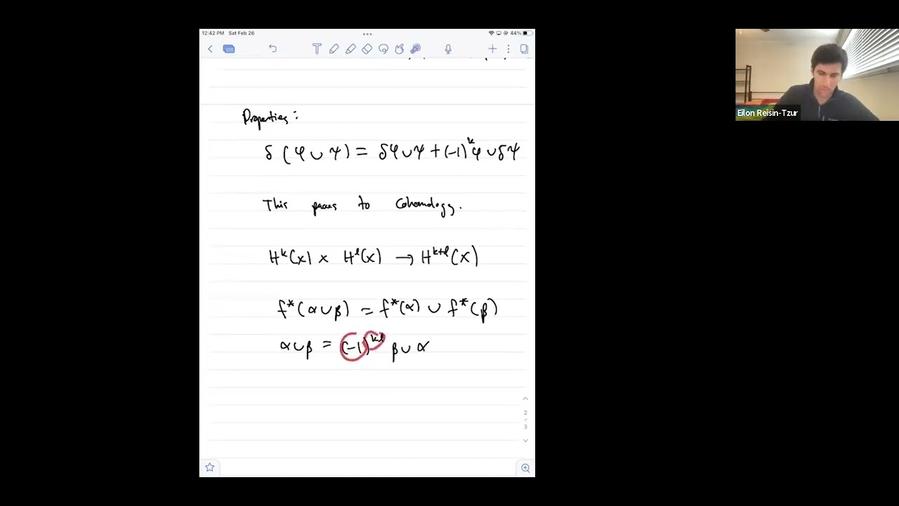Cup Product and Poincaré Duality (Hatcher 3.2.1 and 3.3.1)