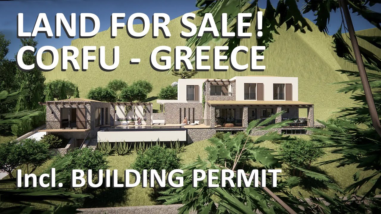 Ready-to-build 2000 sqm land plot for sale on Corfu, Greece