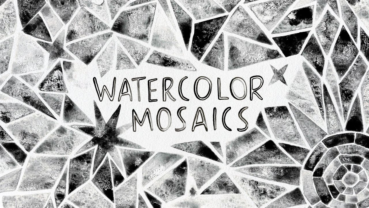 Watercolor Mosaics - Skillshare class - Preview