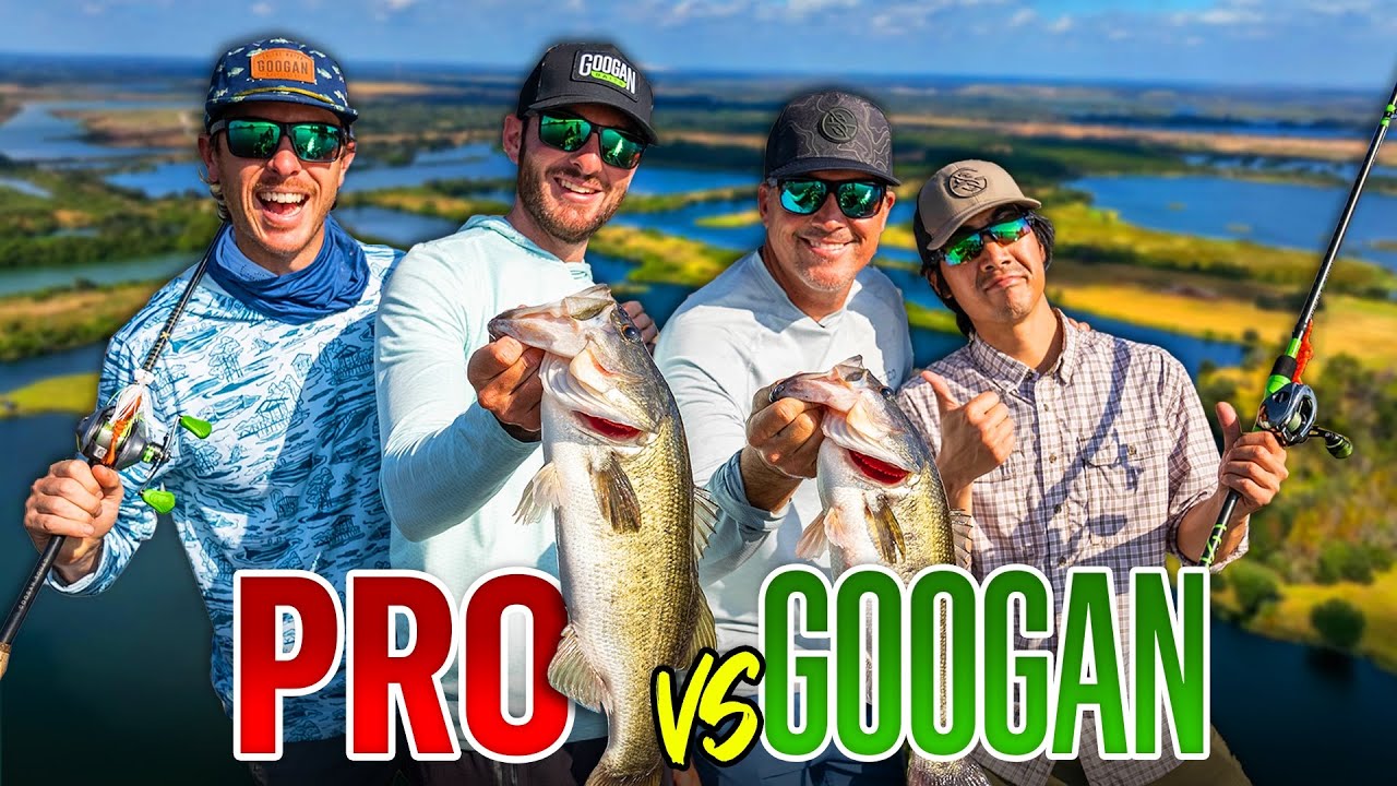 2 на 2 GOOGAN против PRO Florida Bass Challenge!