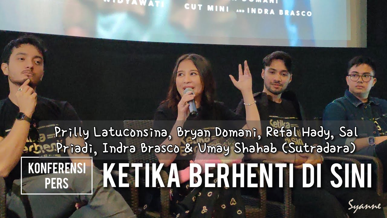 Prilly Latuconsina, Refal Hady, Bryan Domani, Umay Shahab di Trailer Preview Ketika Berhenti Di Sini