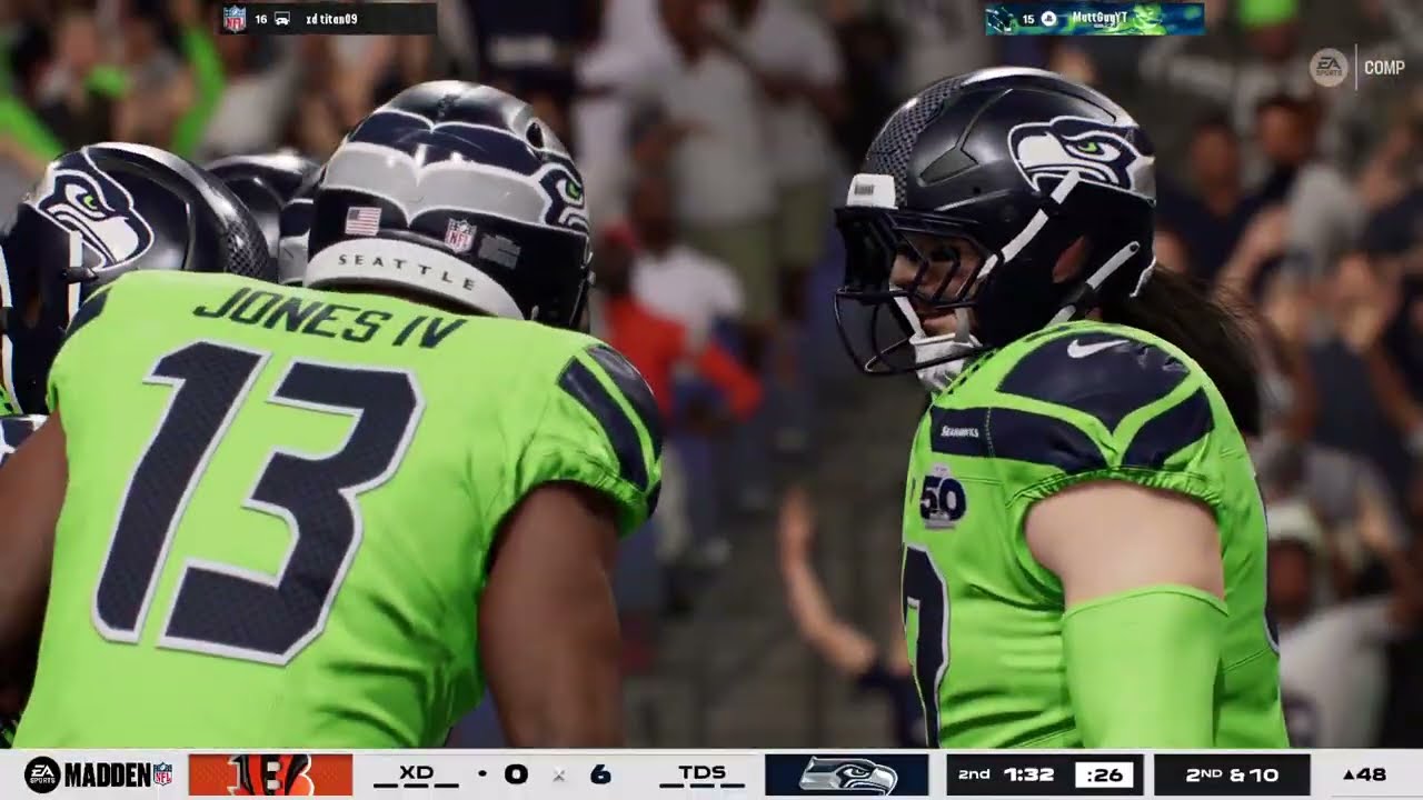 97 Seahawks theme team Madden 26