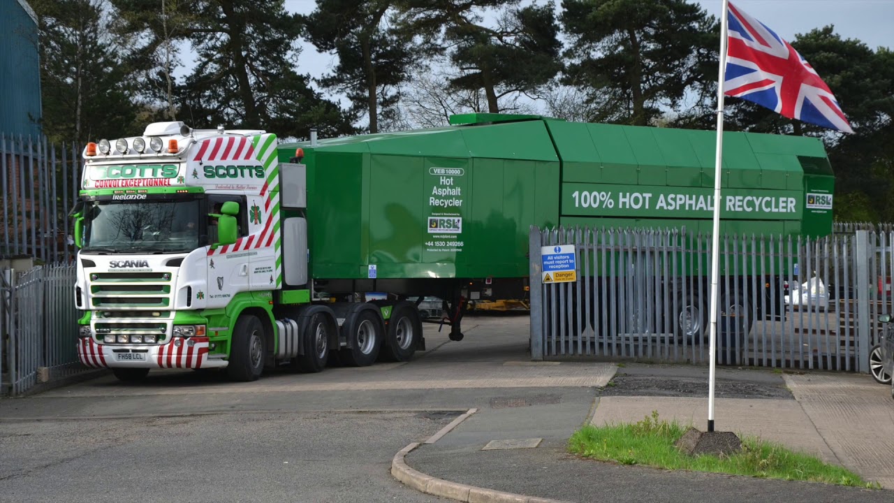 Asphalt Recycler for 100% recycling asphalt millings, plannings and breakout back into hot asphalt