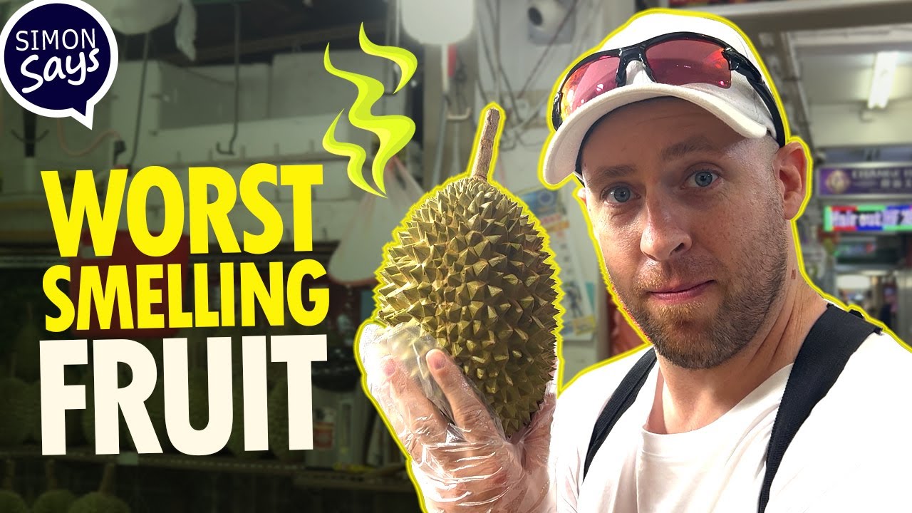 French-Canadian Tastes Durian - A few weeks in Singapore Bonus | Simon Says