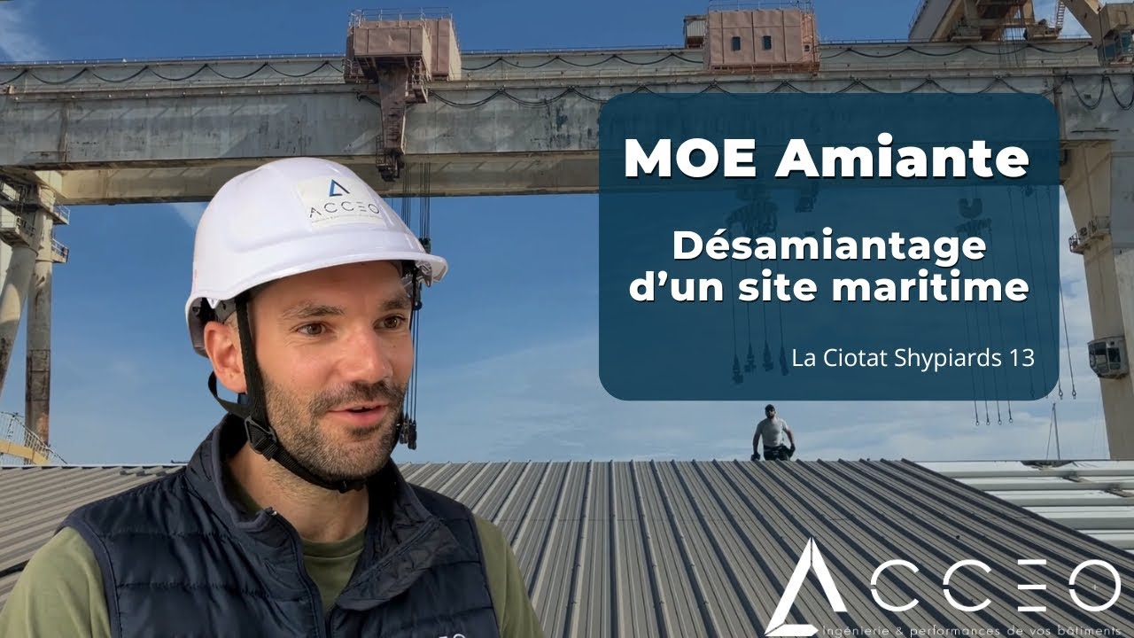 Maîtrise d'Œuvre Amiante : Chantier sur un site maritime