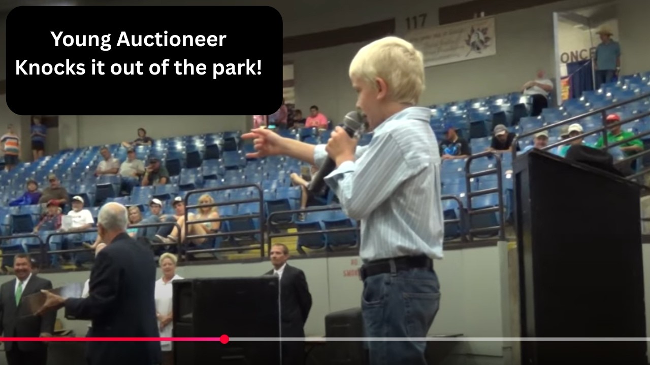 Young auctioneer Jessie Garber AMAZING! #auctioneer #auction #auction_star