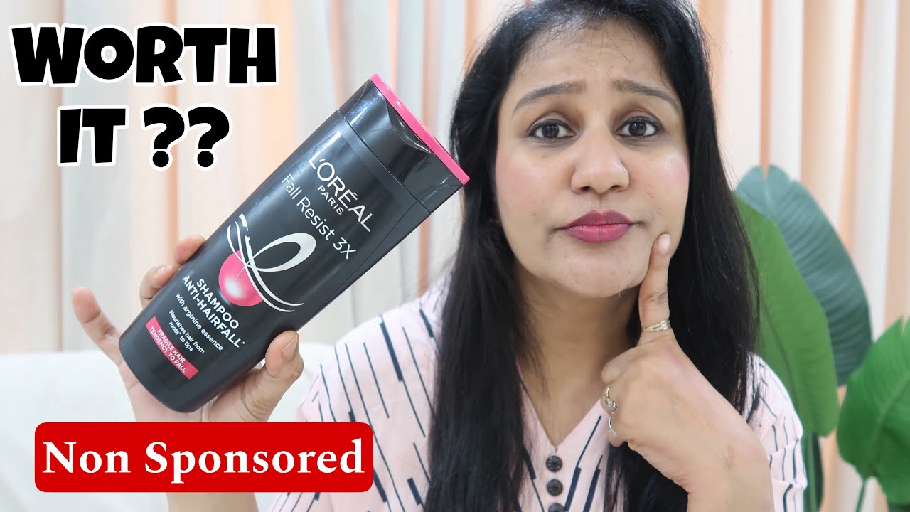 Loreal Paris Fall Resist 3X Anti Hair Fall Shampoo Review 