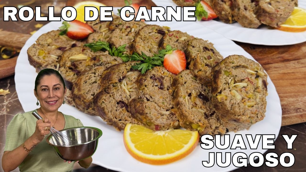 F&aacute;cil, Econ&oacute;mico y Rendidor para Comida o Cena Saludable. ROLLO O PASTEL DE CARNE en Sart&eacute;n y Horno