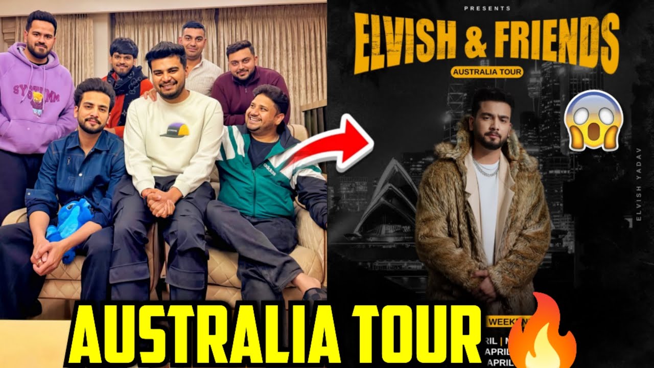 THIS IS HUGE🤯- Elvish Yadav Australia Tour With HR26 Gang,Elvish Yadav With Dinesh Bhai,The 50 