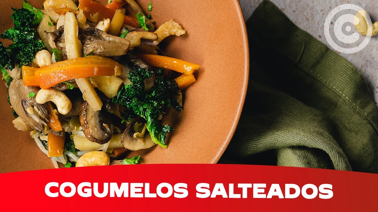 Cogumelos Salteados com Legumes: A entrada ideal