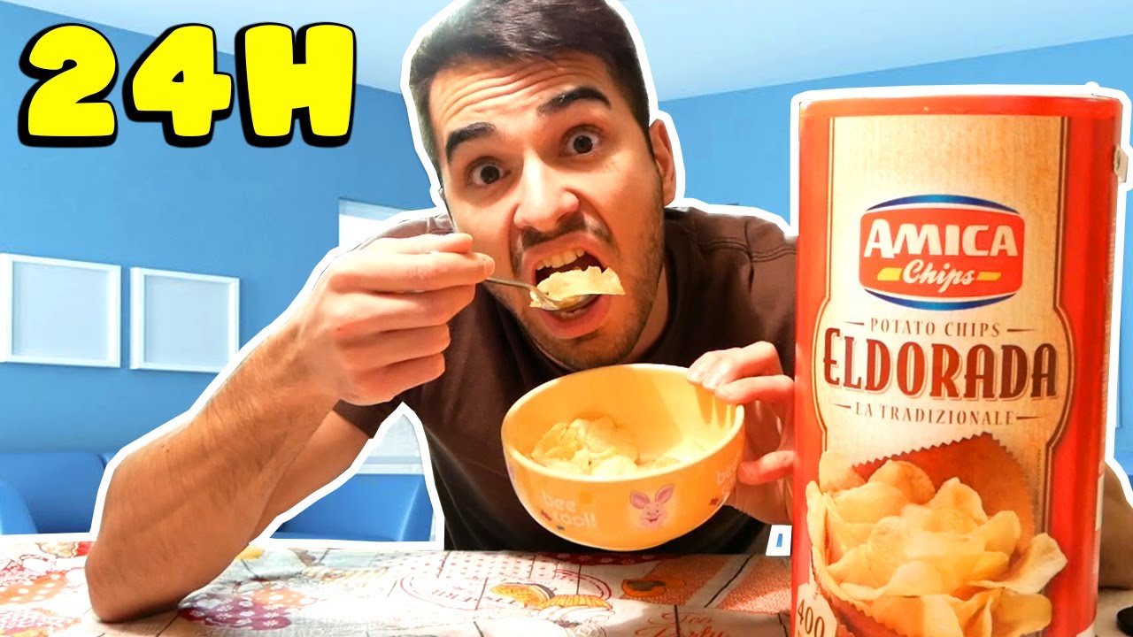 MANGIAMO PER 24 ORE SOLO PATATINE