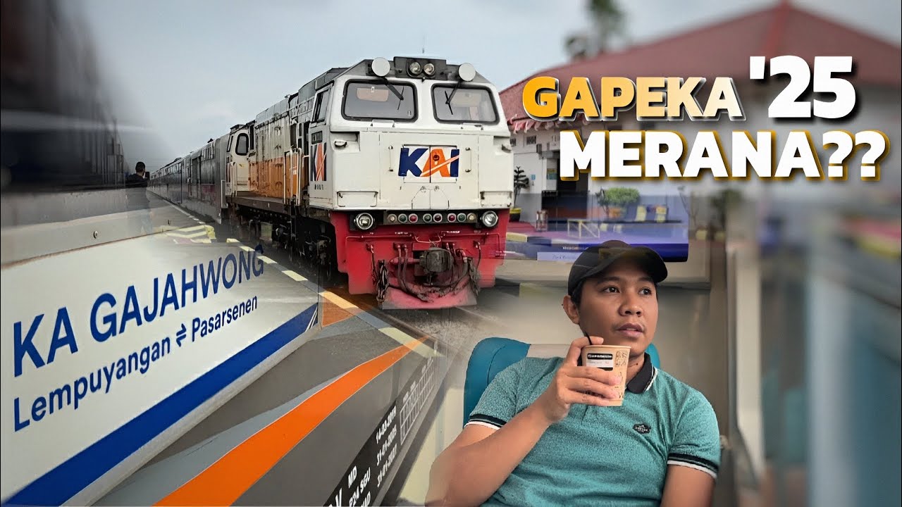 MALAH KENA SUSUL 2X GAES 🤣 Ontrip Kereta Gajahwong Eksekutif Jakarta - Jogja di GAPEKA 2025