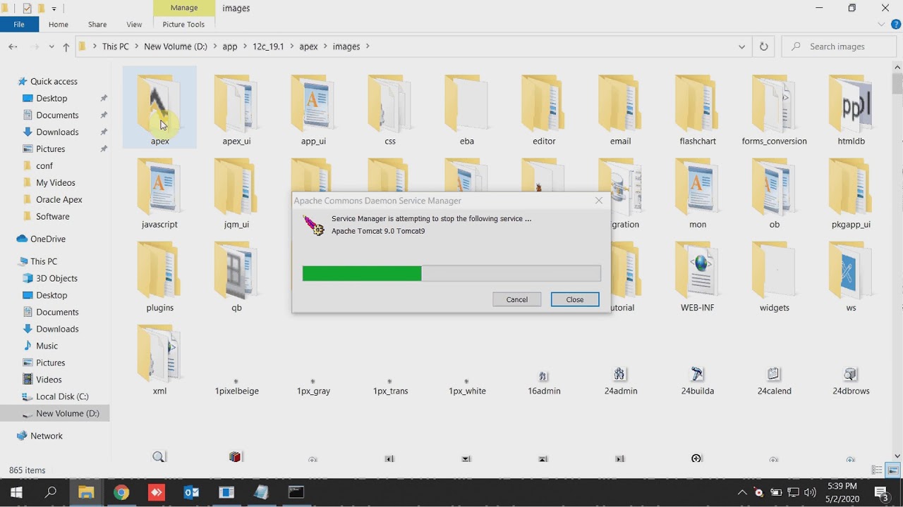 Oracle Apex 19.1 - REST Data Services 19.2 with Apache Tomcat 9.0.14