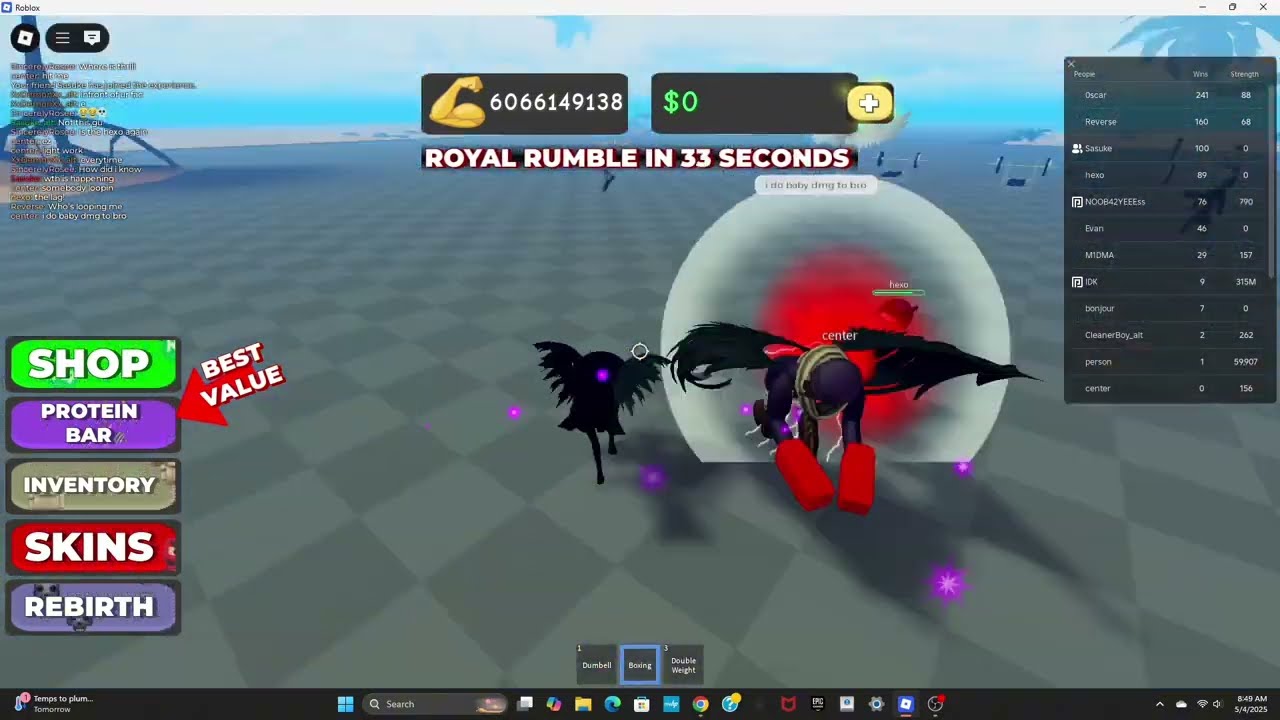 I hit 6B strength in Boxing Simulator 2