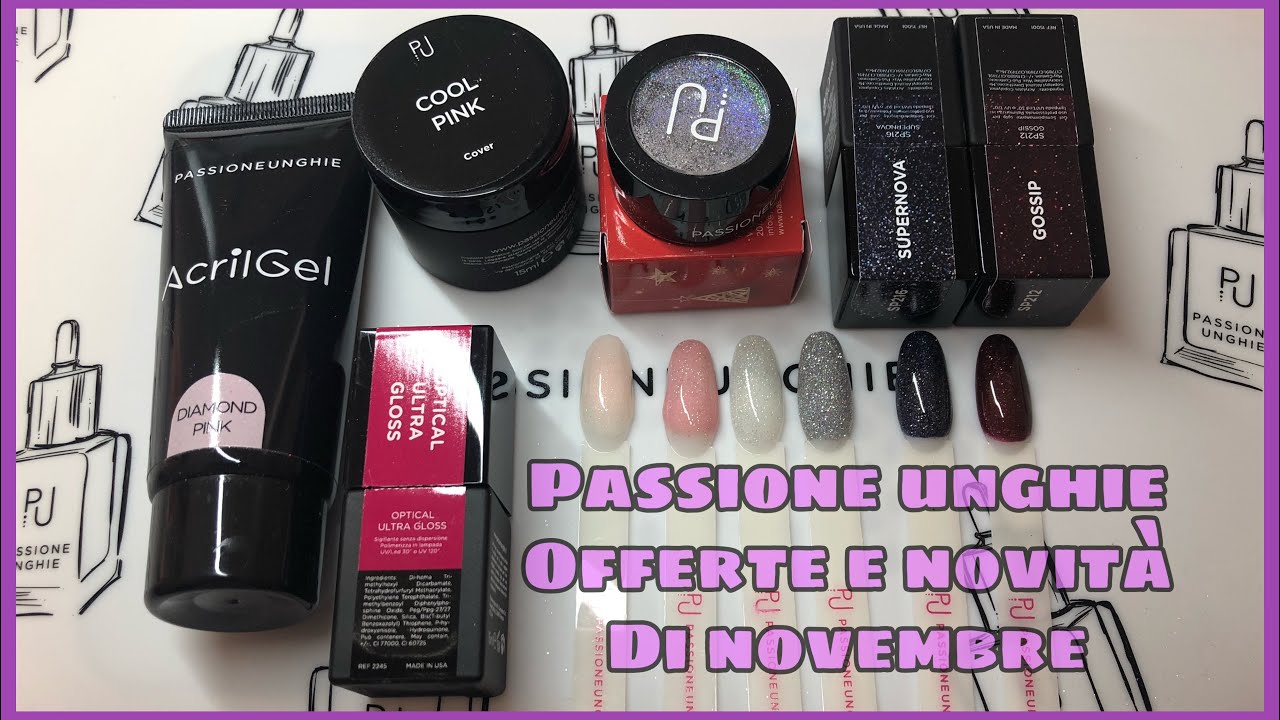 PASSIONE UNGHIE | NOVITA' E OFFERTE DI NOVEMBRE |Tutorial effetto zucchero | TESTIAMO