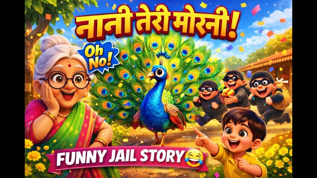 नानी तेरी मोरनी को 🦚| सुपरहिट नर्सरी राइम | Nani Teri Morni ko | #nurseryrhymes | #hindi |Guggutoons