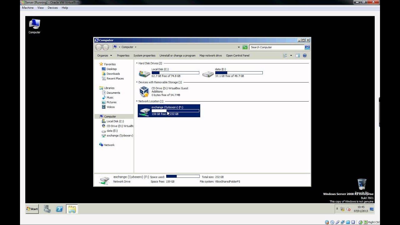 Installing Exchange 2010