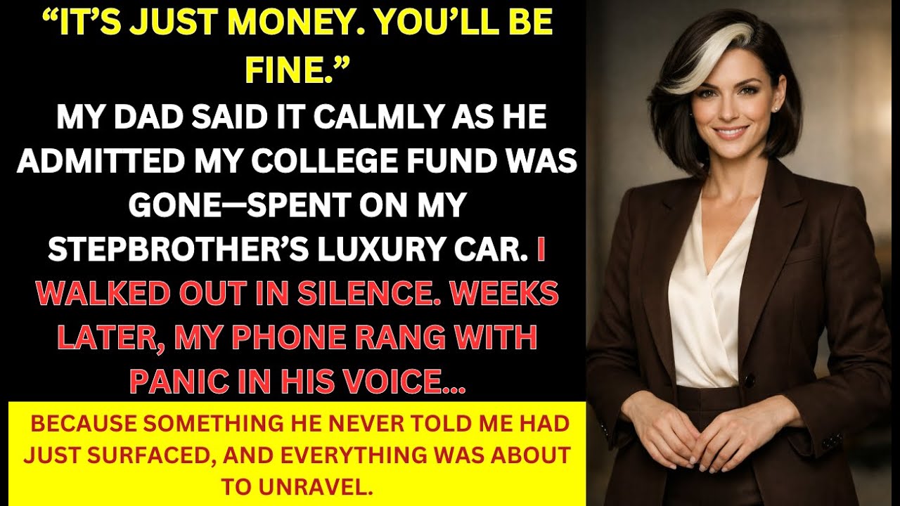 My Dad Gave My Hard-Earned College Fund To His New Step-Son For A Luxury Car.............