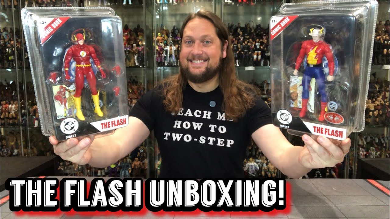 The Flash DC McFarlane Page Punchers Unboxing & Review!