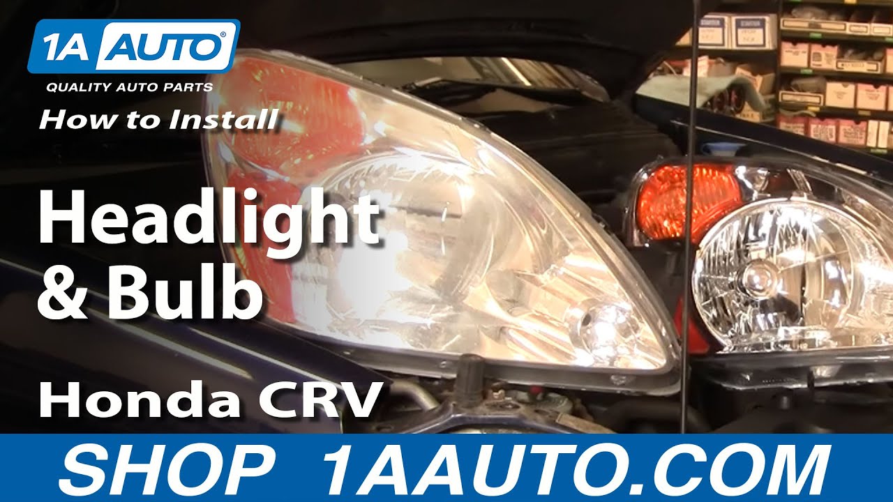 Как заменить фару на Honda CR-V 02-04