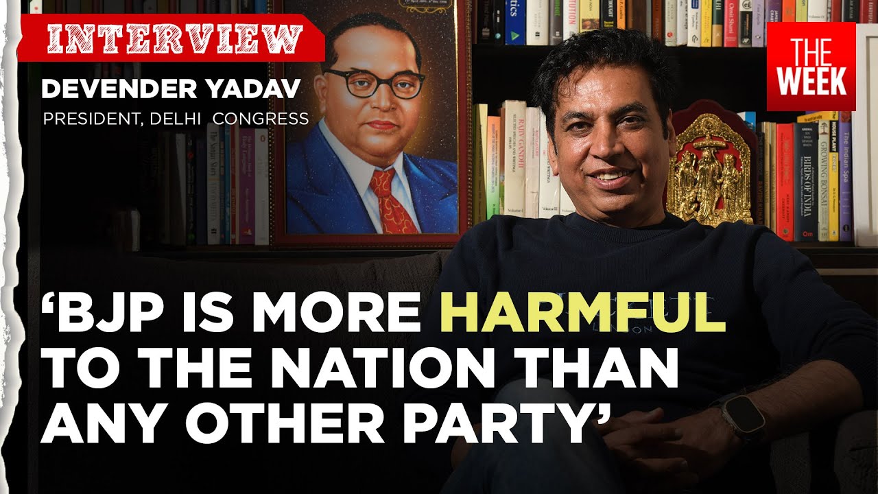 Delhi Congress president DEVENDER YADAV: ''BJP is trying to weaken democracy and the Constitution''