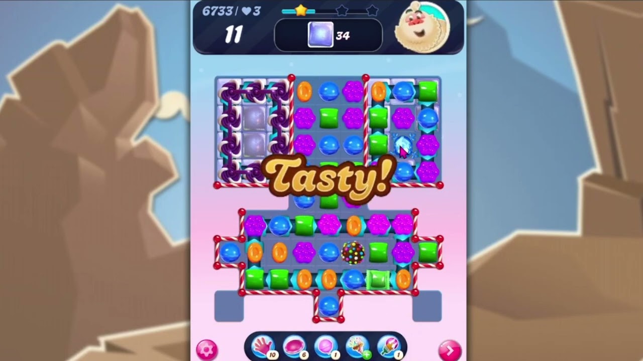 Candy Crush Saga Level 6733 | No Boosters
