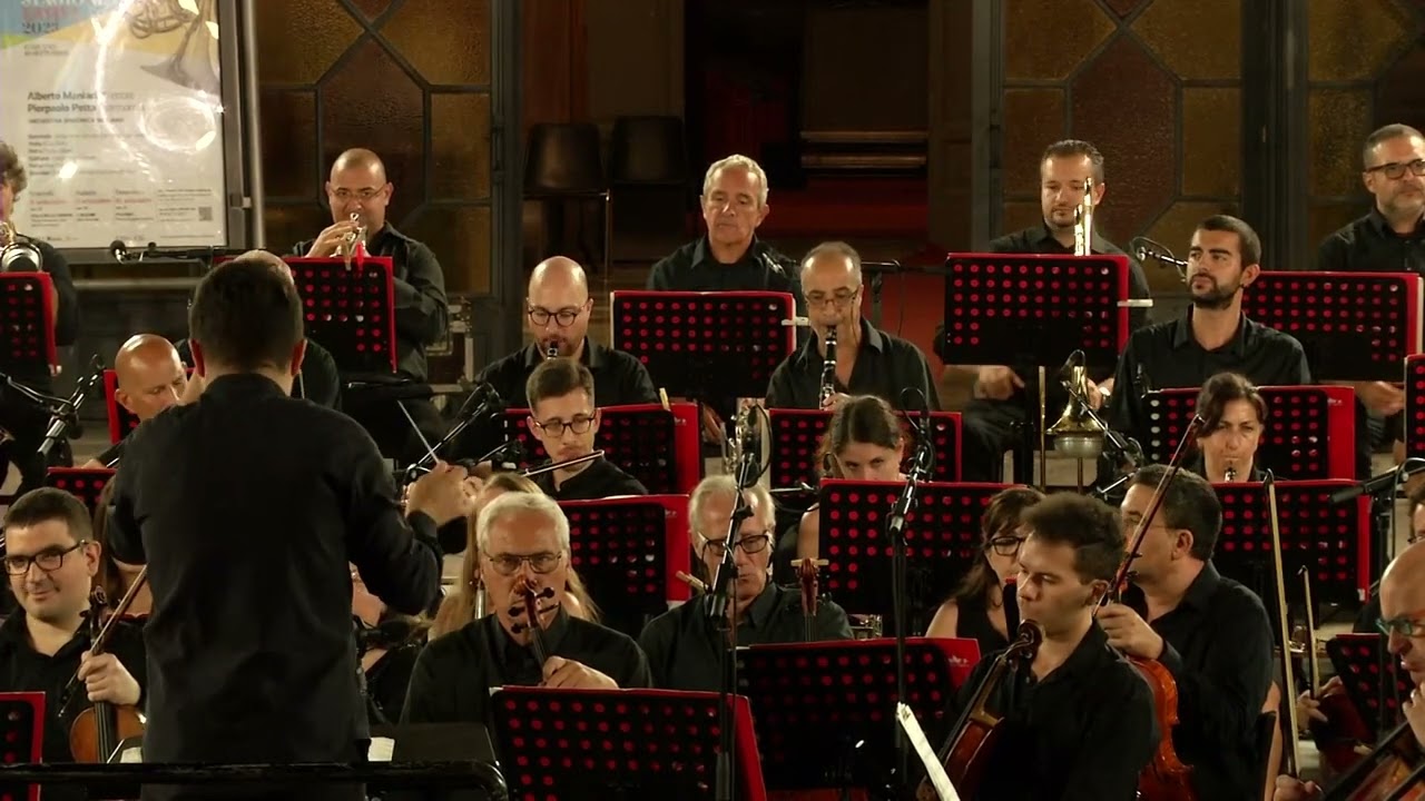 Alberto Maniaci e Pierpaolo Petta con l'Orchestra Sinfonica Siciliana 10 09 2023