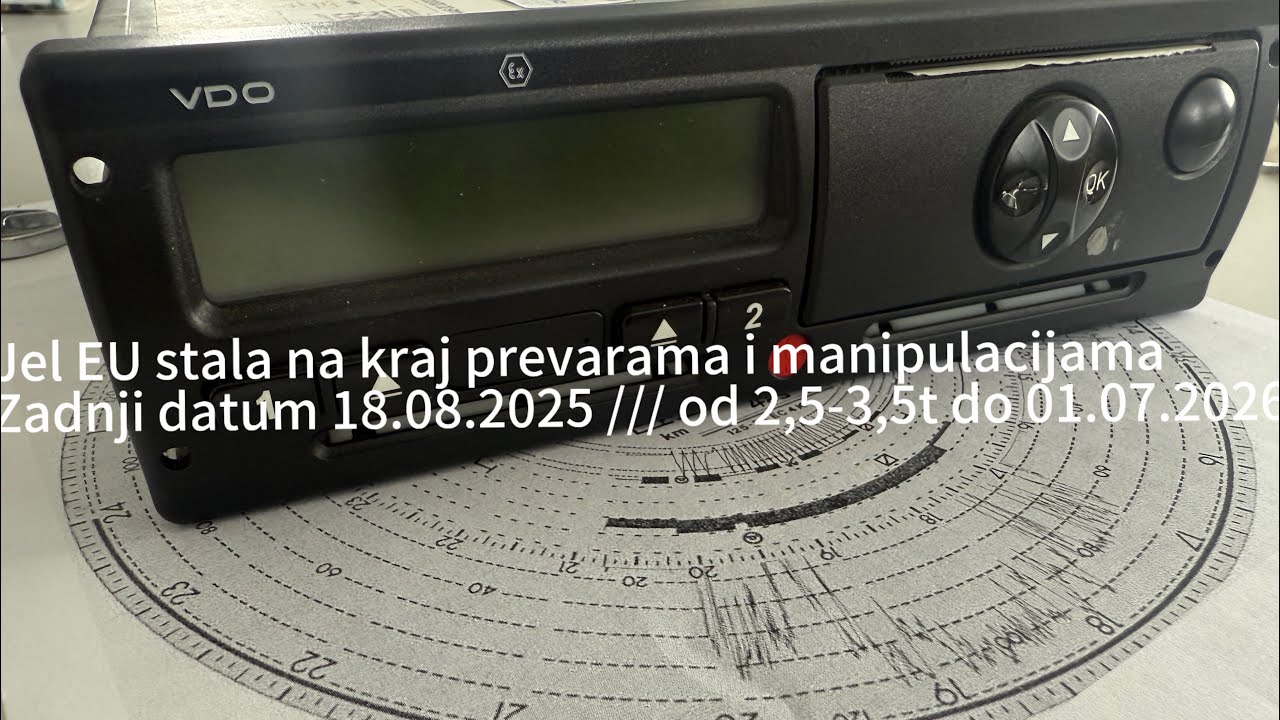 Smart Tahograf Gen2 V2 za kamione i buseve rok do 18.08.25  Vozila 2,5-3,5t do 01.07.26 Medj.transp