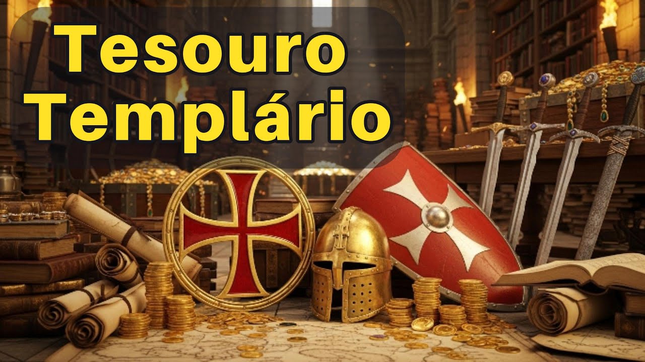 O Tesouro SECRETO dos TEMPL&Aacute;RIOS #Hist&oacute;ria 🌎🏛️📚