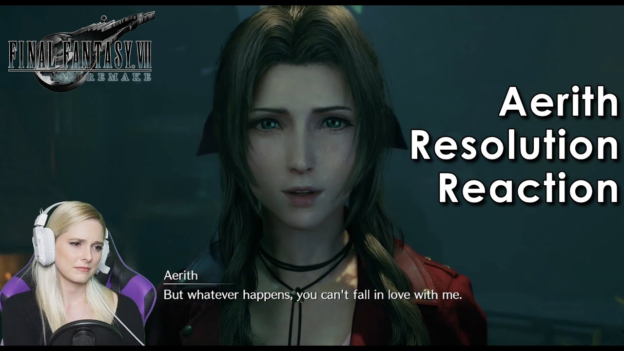 Aerith VA Reacts to Aerith's Resolution Scene - Final Fantasy VII Remake