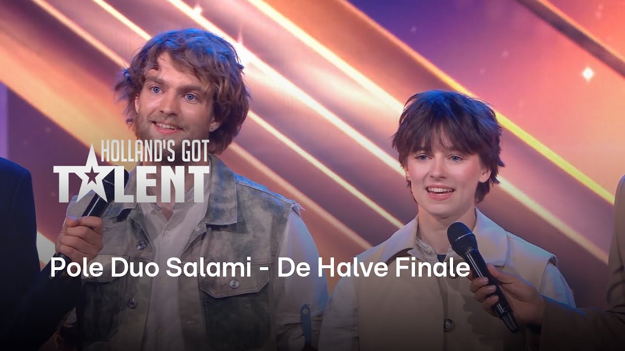 Pole Duo Salami's RISICOVOLLE halve finale-act bezorgt JURY de SCHRIK van hun leven | HGT