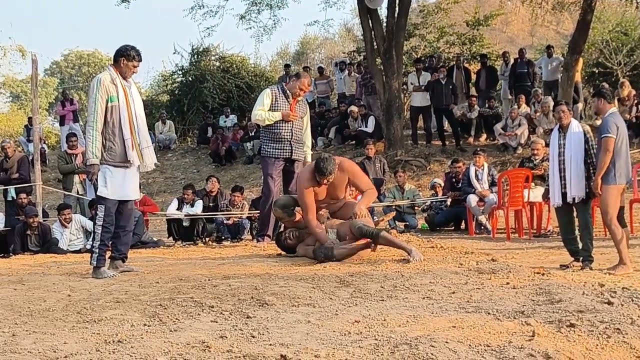 भीम पहलवान और स्टील बॉडी पहलवान// दिमान शत्रुघ्न सिंह विराट दंगल ग्राम मलहेटा 2026