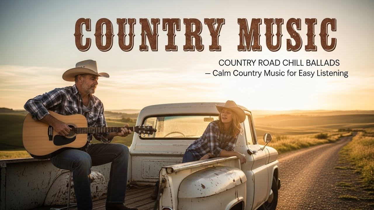 COUNTRY ROAD CHILL BALLADS – Calm Country Music for Easy Listening 🌾🎶