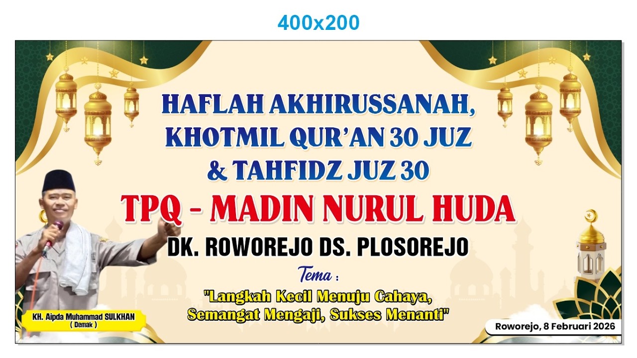 Live Sreaming Haflah  Akhirusasanah  Khotim  Qur'an  30 Juz  & Tahfidz  JUZ 30  TPQ Madin Nurul Huda