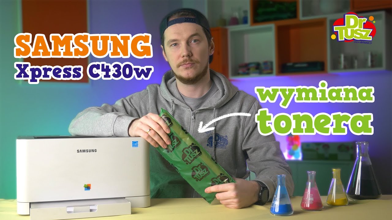 Jak wymienić toner w drukarce Samsung Xpress SL-C430w | DrTusz.pl