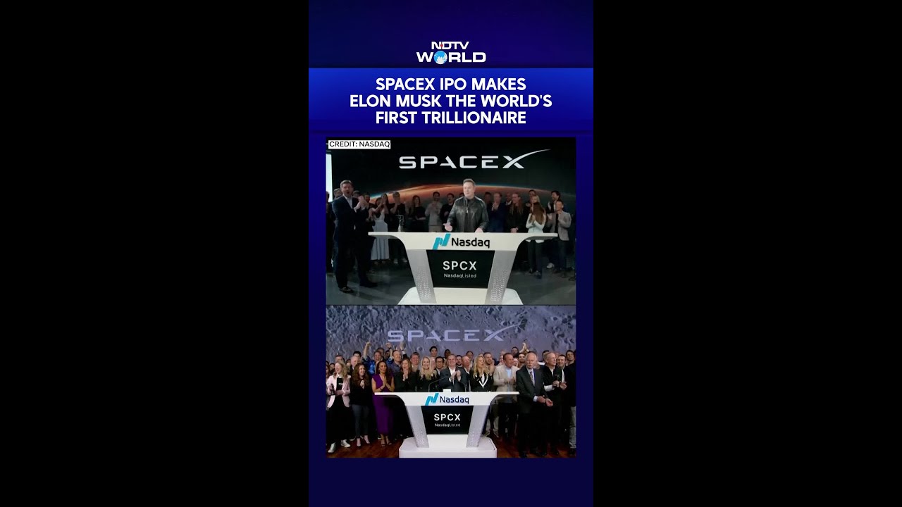 IPO SpaceX: IPO SpaceX сделало Илона Маска первым в мире триллионером.