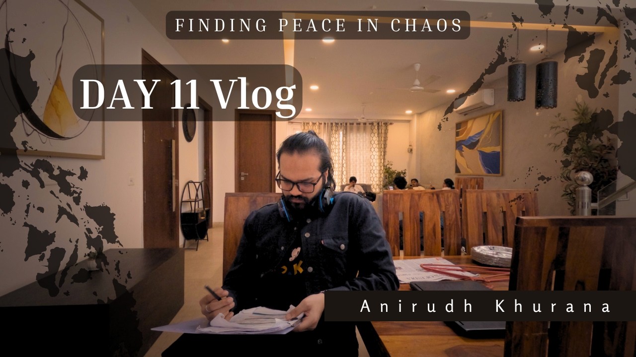 Day 11 | Shoot Day 3 | Finding Peace in Chaos | Vlog Series