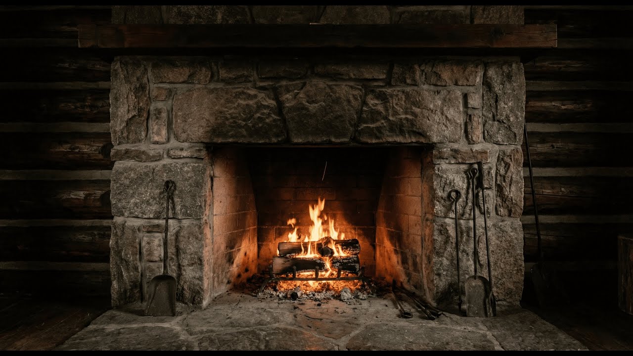 10 Hours of Crackling Fireplace 🔥 Cozy Fire Sounds for Deep Sleep, Relaxation & Focus