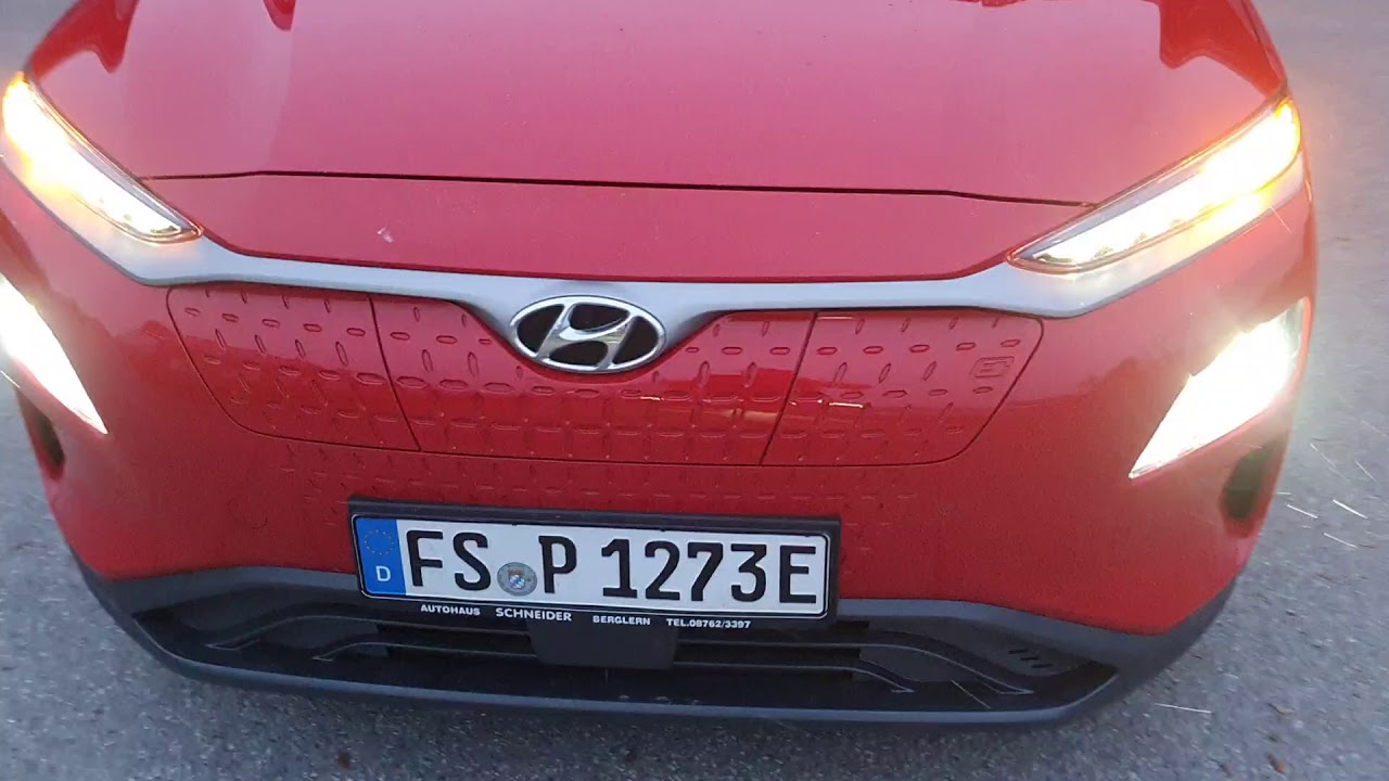 Beleuchtung des Hyundai Kona electric