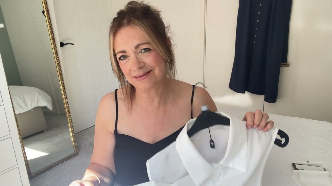 SHEIN Over 50 Try On Haul  2 Chic Dresses, Gold Sandals & Straw Clutch!