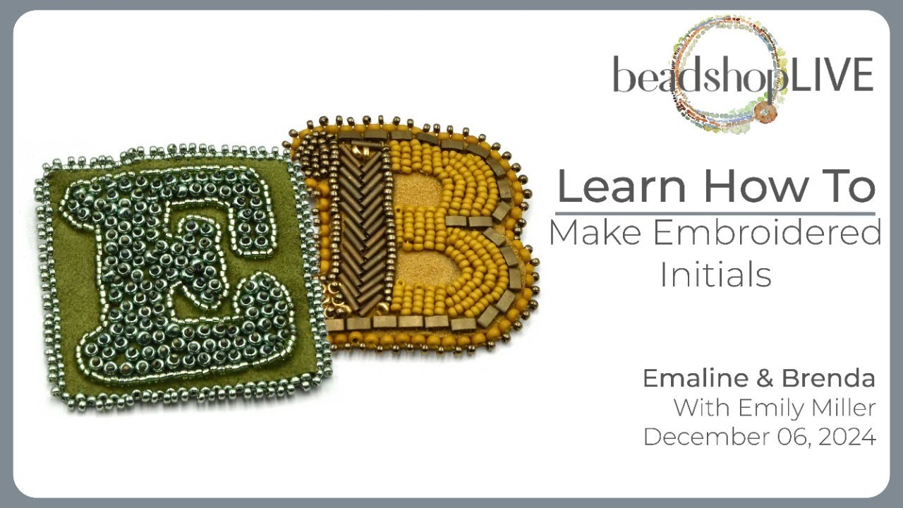 Free Tip Friday: Learn How to Make Embroidered Initials