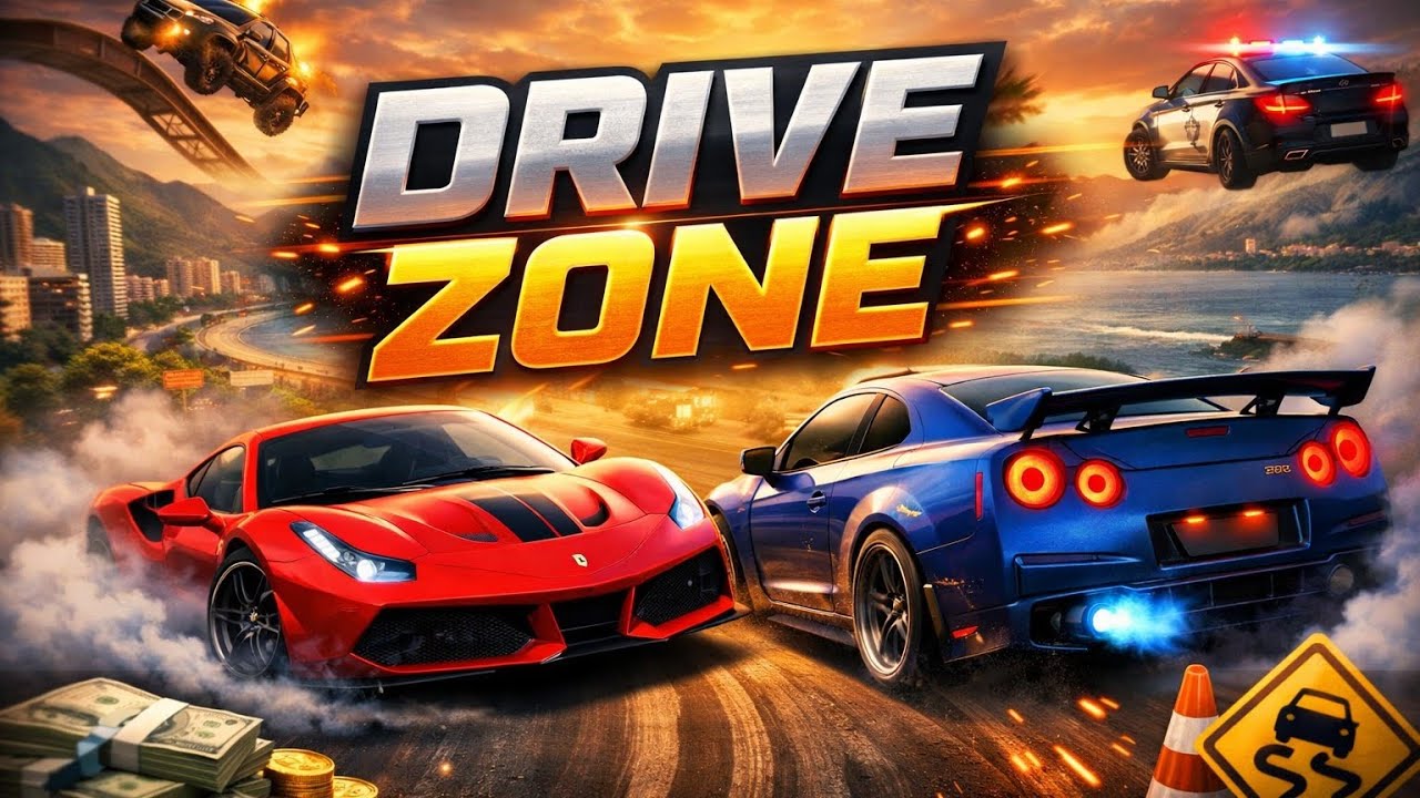 “Drive Zone – Full Speed No Limits!”“Insane Drifting in Drive Zone 😱🔥”