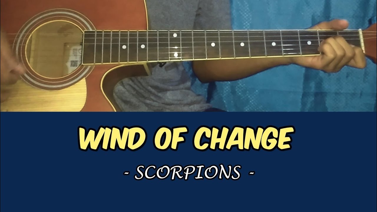 Scorpions Wind Of Change Easy Chord With lyrics guitar play through