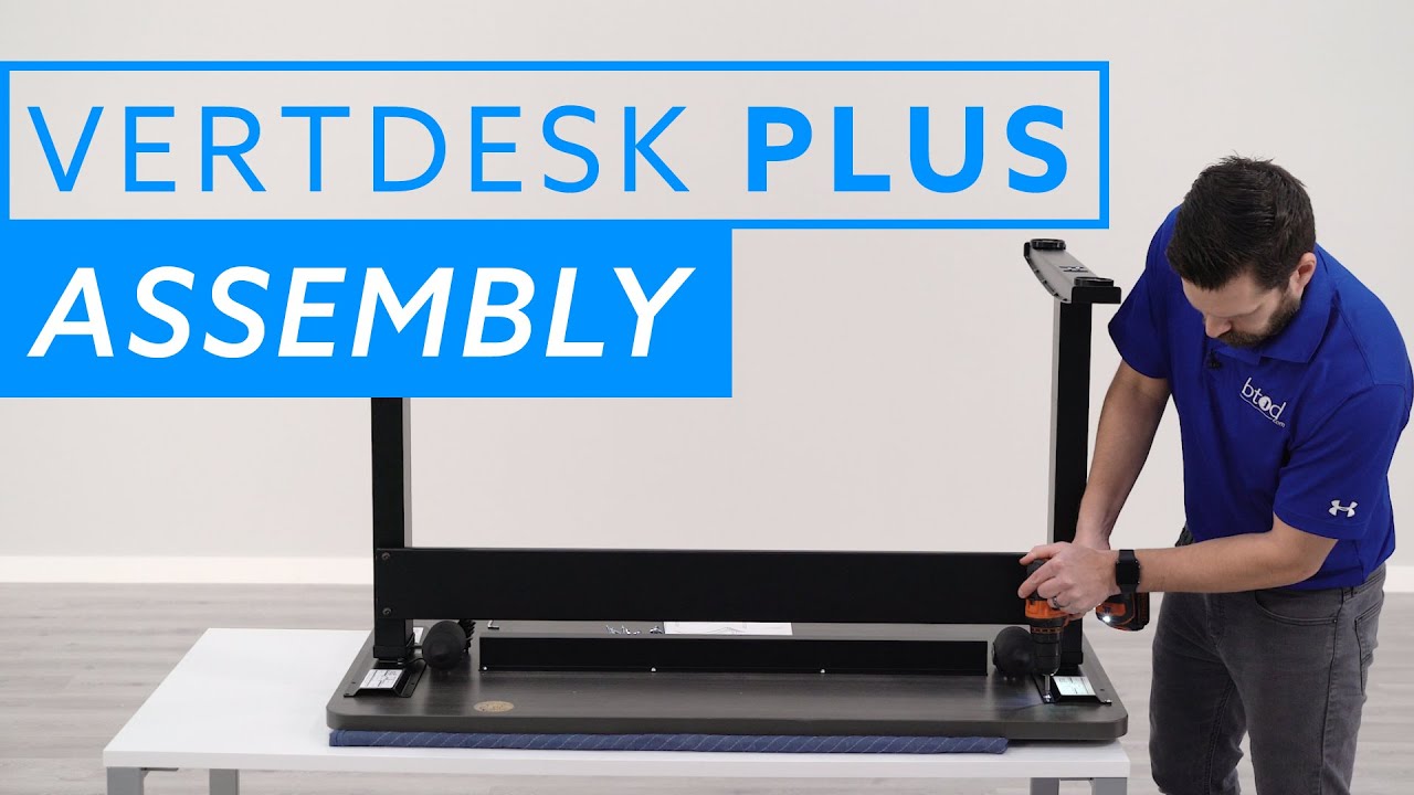 How To: VertDesk v3 Plus Standing Desk Assembly
