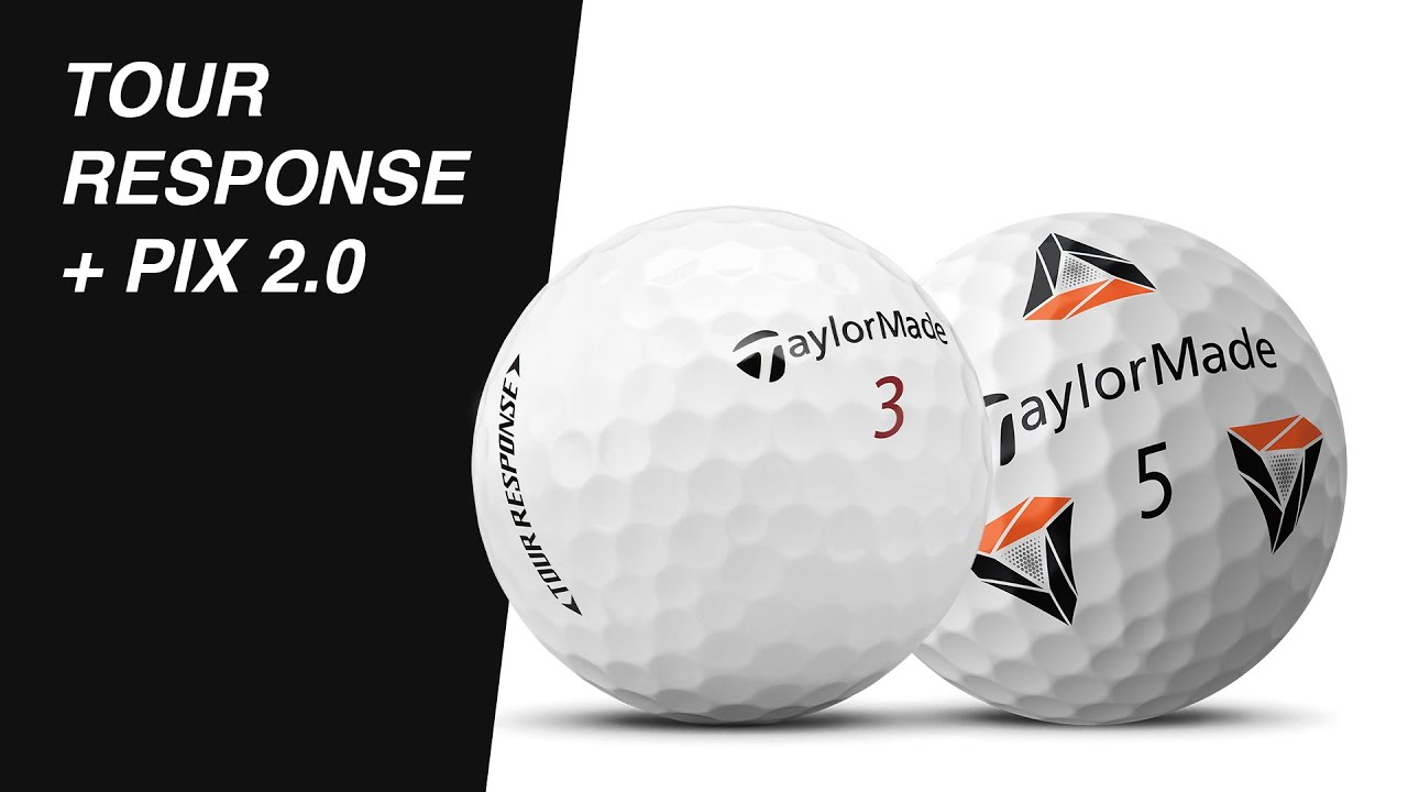 Affordable Urethane Cover Golf Ball | Taylormade Tour Response + PIX 2.0
