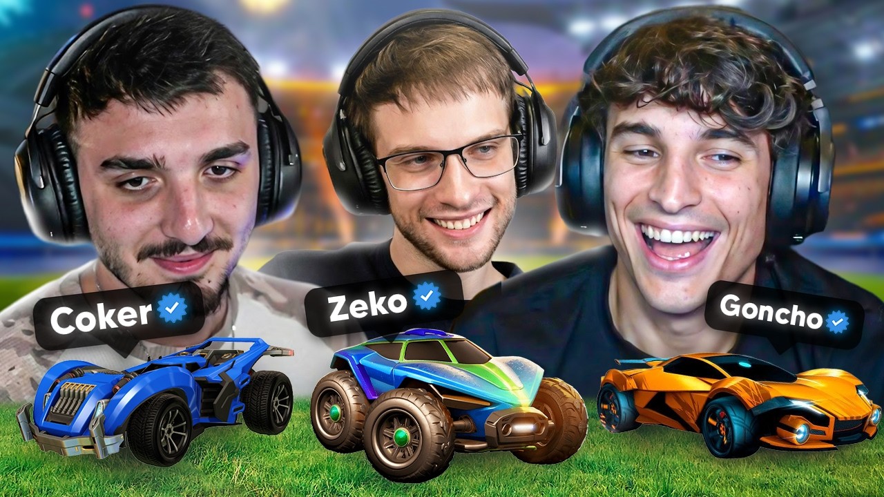NOS CAEMOS A PEDAZOS en Rocket League💀 - 3 Top Globales🌍