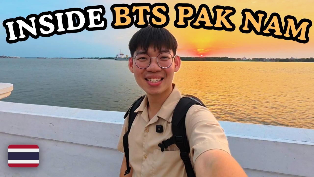 BTS Pak Nam недооценен! Лучшее место для наблюдения за закатом + местная еда + какао Amma 🇹🇭