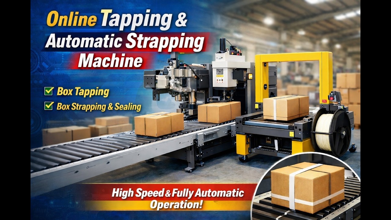 Online Tapping & Automatic Strapping Machine Installation At Ashra